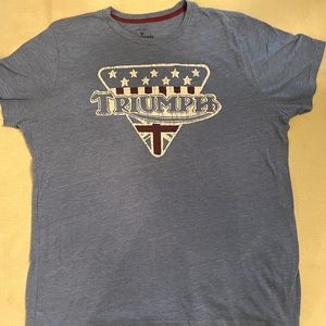 Soft and Worn looking Lucky Brand Triumph Motorcycle shirt